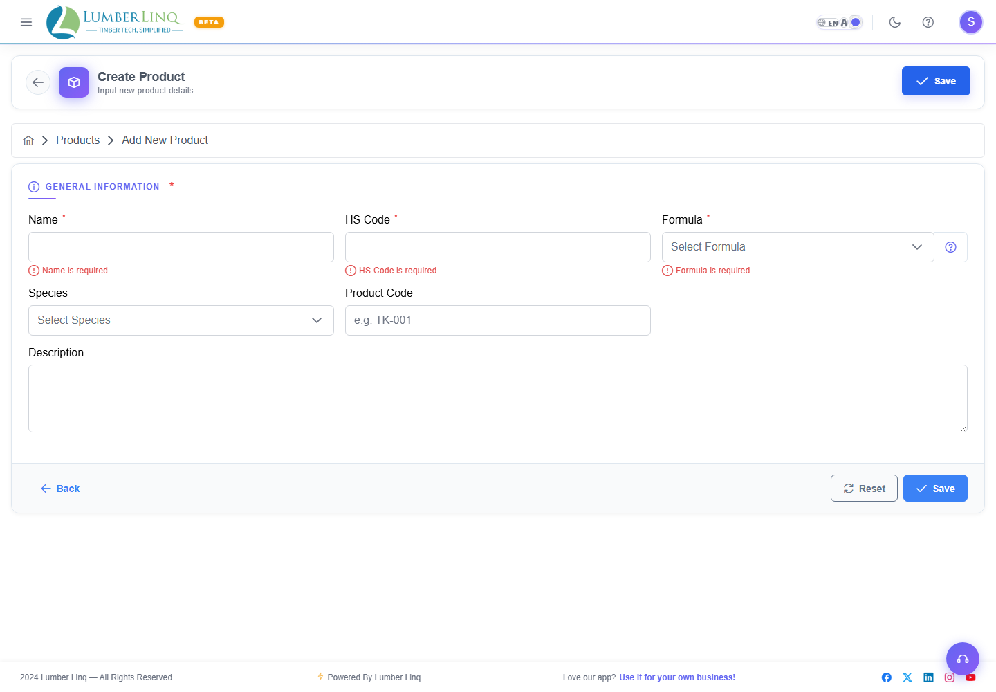 Product validation