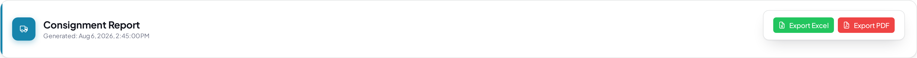Reports header
