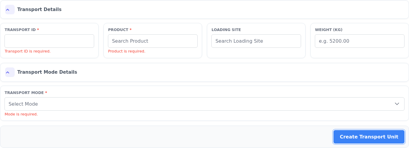 Round validation error